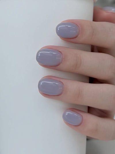 lavender 🪻✨ *:..。♡*゚¨゚゚・*:..。♡*゚¨゚゚・*:..。♡*゚¨゚・*:..。♡*゚ #네일#보라네일#원컬러#배곧네일#송도네일